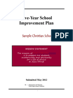 School Improvement Plan Sample 1