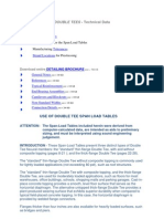 DOUBLE TEES - Technical Data: Span-Load Tables Design Criteria Tolerances Strand Locations