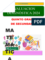 Quinto Grado 2024 - Evaluacion para El Alumno