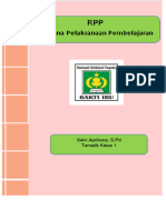 RPP Kelas1 - Tema3 Kegiatanku - Selvi Apriliana - MI Terpadu Bakti Ibu - 2020-2021 - Pengelolaan Sampah