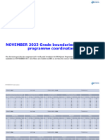 N2023 - Grade Boundaries