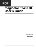 MagicColor 2430DL Users Manual