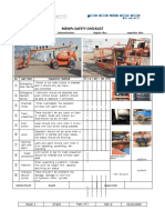 Form-25-MEWPs Safety Checklist