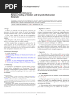 C565-93 (2010) E1 Standard Test Methods For Tension