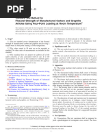 C651-13 Standard Test Method For Flexural Strength of Manufactured Carbon and Graphite