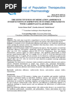 The Effectiveness of Medication Adherence Interventions in Improving Outcomes For Patients With Cardiovascular Disease