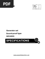 Generator set Sound-proof type: 也可寸rill