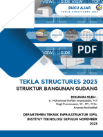 BUKU AJAR TEKLA STRUCTURES STRUKTUR BANGUNAN GUDANG (210 × 297 MM)