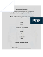 Modulo de Formulación y Evaluación de Proyectos