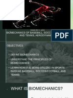 Biomechanics of Baslebal, Soccer