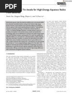 Advanced Materials - 2021 - Yao - A Dendrite Free Tin Anode For High Energy Aqueous Redox Flow Batteries