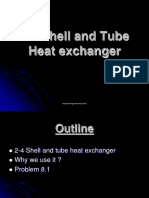 2 4 Shell and Tube Heat Exchanger Problem