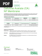 SB90 Flat Sheet Membrane