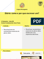 Diário: Como e Por Que Escrever Um?: Língua Portuguesa