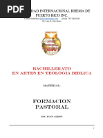 Bachillerato Formacion Pastoral