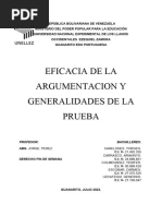 Eficacia de La Argumentacion