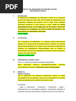 Propuesta de Programa de Rehabilitación Neuropsicológica