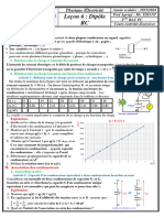 Cours Et Activités - Dipôle RC