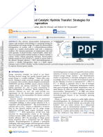 Cobaltocene-Mediated Catalytic Hydride Transfer: Strategies For Electrocatalytic Hydrogenation