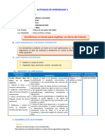 D1 A1 SESION COM. Escribimos Un Texto para Explicar Un Tema de Interés. (1) 26 MAY