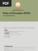 Rules of Procedure (ROP)