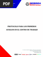 Protocolo de Primeros Auxilios