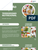 Nutrição X Terrorismo Nutricional