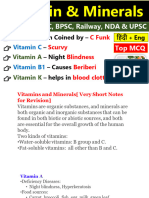 Vitamin and Minerals