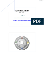 Lecture# 02 Project Management Life Cycle