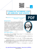 Complex Numbers and Quadratic Equations