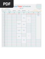 My Class Schedule EJ