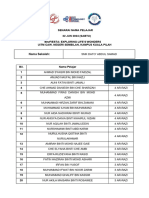 Senarai Nama Pelajar Sekolah (Sabtu)