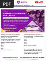 Number Sequence For Bank Exam - Set 1