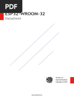 Esp32 Wroom 32 Datasheet en