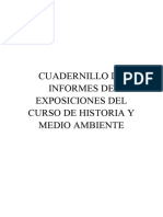 Informes Historia y Medio Ambiente