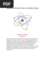 Modelo Atomico Del Sistema Solar