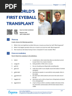 The Worlds First Eyeball Transplant