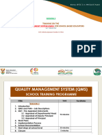 Presentation - QMS School Training Toolkit - Session 2 - 170220