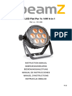 Beamz BT280 LED Flat Par 7x10W RGBWA UV