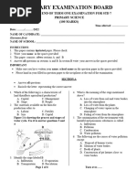 Science 7 Exams