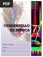 Cuadernillo Musica 7mo Grado 2024