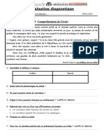 Evaluation Diagnostique 3e