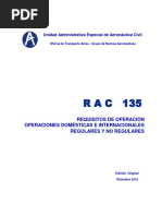 RAC 135 - Requisitos Operación