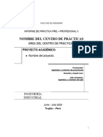 01 Estructura Del Informe Final de Prácticas Preprofesionales