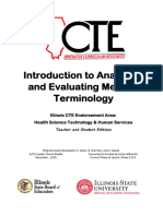 HS Intro Analyze Evaluate Med Term