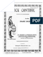 Stick Control For Snare (George L. Stone)