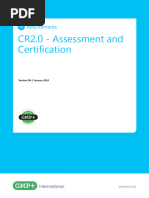 CR2.0 - Assessment and Certification