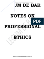 Legum Professional Ethics Note