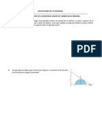 7.1 Ejercicios Razón de Cambio