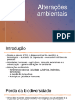 Frente 2 - Aula 11 e 12 - Alterações Ambientais